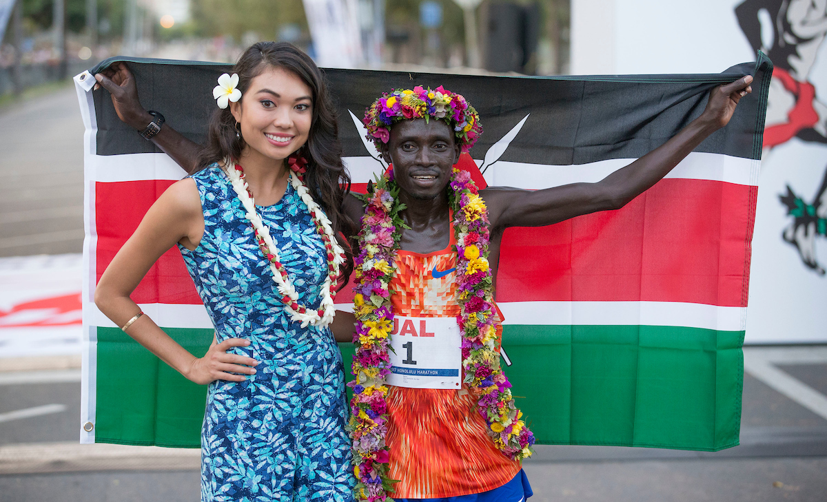 Honolulu Marathon Sunday, Dec. 10, 2017, at Waikiki in Honolulu.