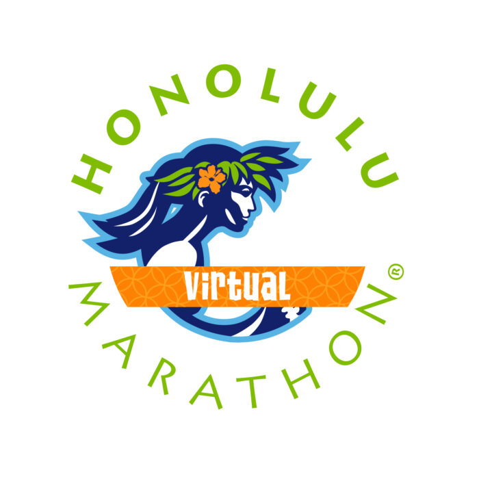 Honolulu Marathon Hawaii 26.2 mile Decal iPad,Luggage,Car Window SET OF THREE 